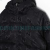 Gucci - 22FW Dark Double G Jacquard Canvas Hooded Down Jacket
