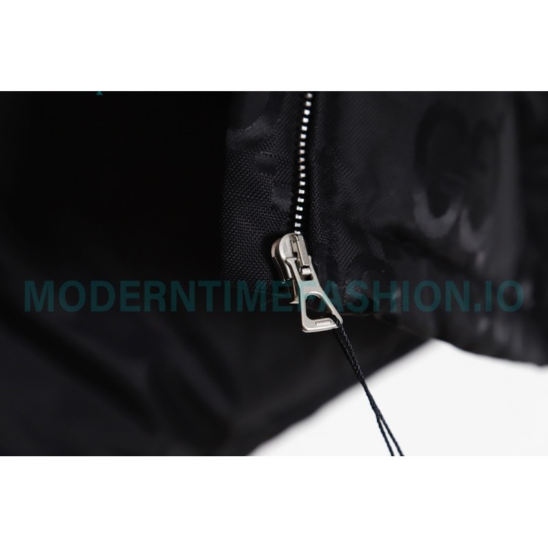 Gucci - 22FW Dark Double G Jacquard Canvas Hooded Down Jacket