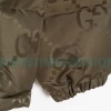 Gucci - 22FW Dark Double G Jacquard Canvas Hooded Down Jacket
