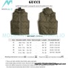 Gucci - 22FW Dark Double G Jacquard Canvas Hooded Down Vest