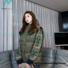 Gucci - 22FW Dark Double G Jacquard Canvas Hooded Down Vest