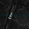Gucci - 22FW Dark Double G Jacquard Canvas Hooded Down Vest