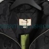 Gucci - 22FW Dark Double G Jacquard Canvas Hooded Down Vest