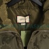 Gucci - 22FW Dark Double G Jacquard Canvas Hooded Down Vest
