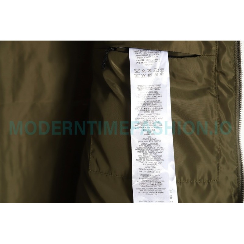 Gucci - 22FW Dark Double G Jacquard Canvas Hooded Down Vest
