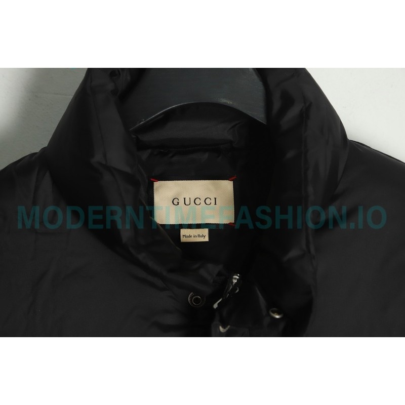 Gucci - 22ss Red And Green Ribbon Down Jacket