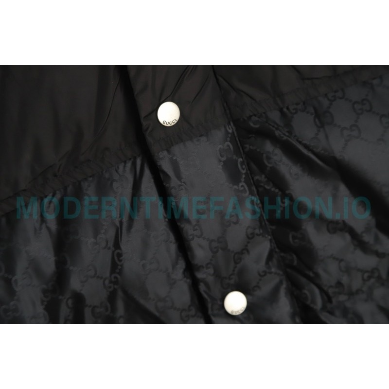 Gucci - 20FW Reflective G Jacquard Stripe Down Jacket
