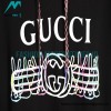 Gucci - Year of the Rabbit Limited Rabbit Logo Double G Color Printed Hoodie
