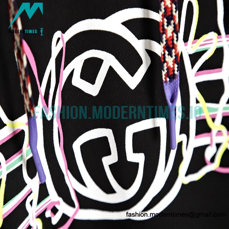 Gucci - Year of the Rabbit Limited Rabbit Logo Double G Color Printed Hoodie