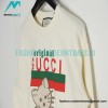 Gucci - Cat With Logo Printed Pullover Hoodie