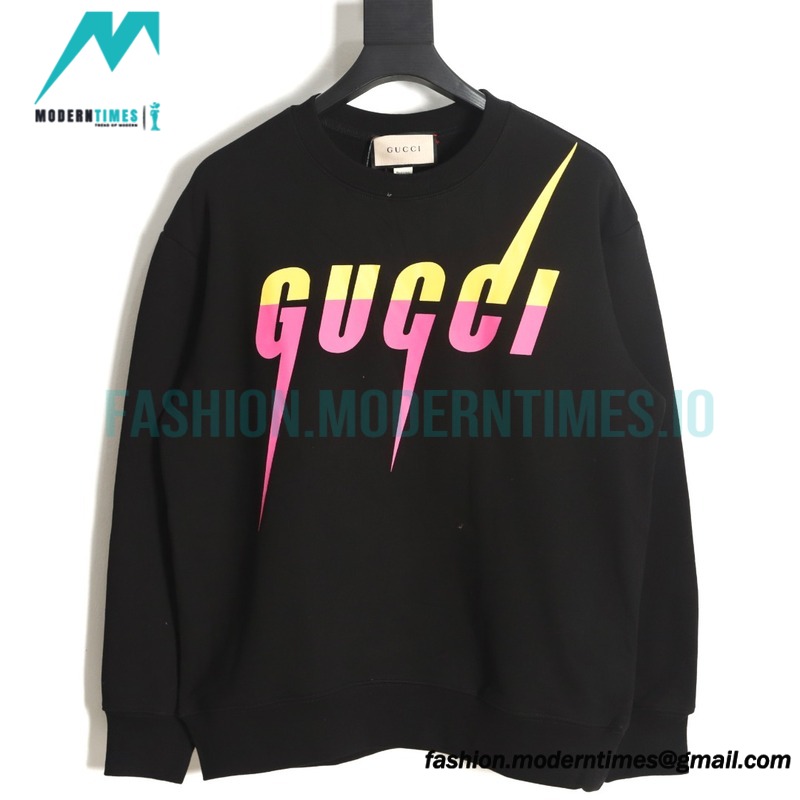 Gucci - Yellow And Pink Lightning Hoodie