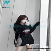 Gucci - 23FW Sequined Beaded Letter Round Neck Hoodie