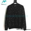 Gucci - 23FW Sequined Beaded Letter Round Neck Hoodie