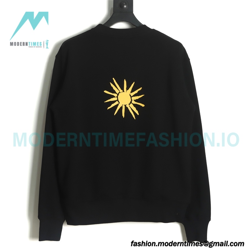 Givenchy - 22SS Josh Smith Hand-painted Sun Crewneck Hoodie