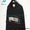 Gucci - 23FW Sequined Beaded Letter Round Neck Hoodie
