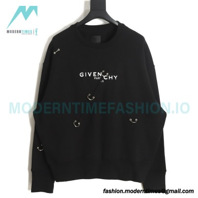  Givenchy - Broke Letter Latch And Cut The Crewneck Hoodie