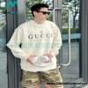 Gucci - 23FW Simple Logo Letter Printed Round Neck Hoodie