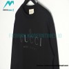 Gucci - 23FW Simple Logo Letter Printed Round Neck Hoodie