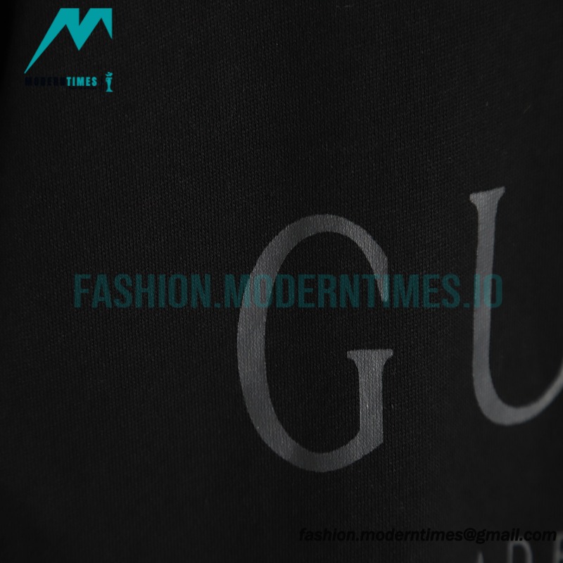 Gucci - 23FW Simple Logo Letter Printed Round Neck Hoodie