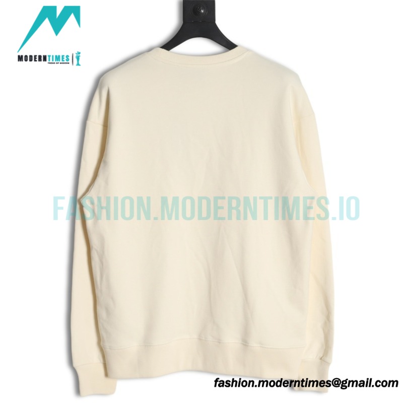 Gucci - 23FW Simple Logo Letter Printed Round Neck Hoodie