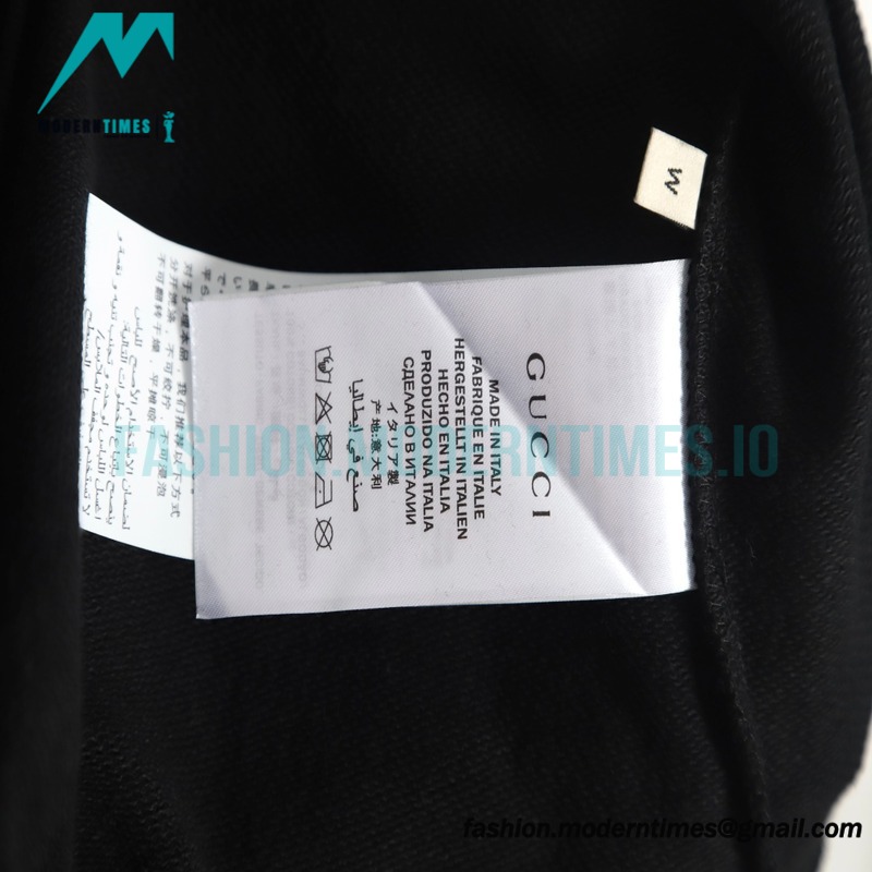 Gucci - 23FW Simple Logo Letter Printed Round Neck Hoodie