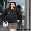 Gucci - 23FW Simple Logo Letter Printed Round Neck Hoodie