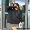 Gucci - 23FW Simple Logo Letter Printed Round Neck Hoodie