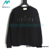 Gucci - 23FW Simple Logo Letter Printed Round Neck Hoodie