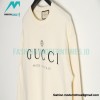 Gucci - 23FW Simple Logo Letter Printed Round Neck Hoodie