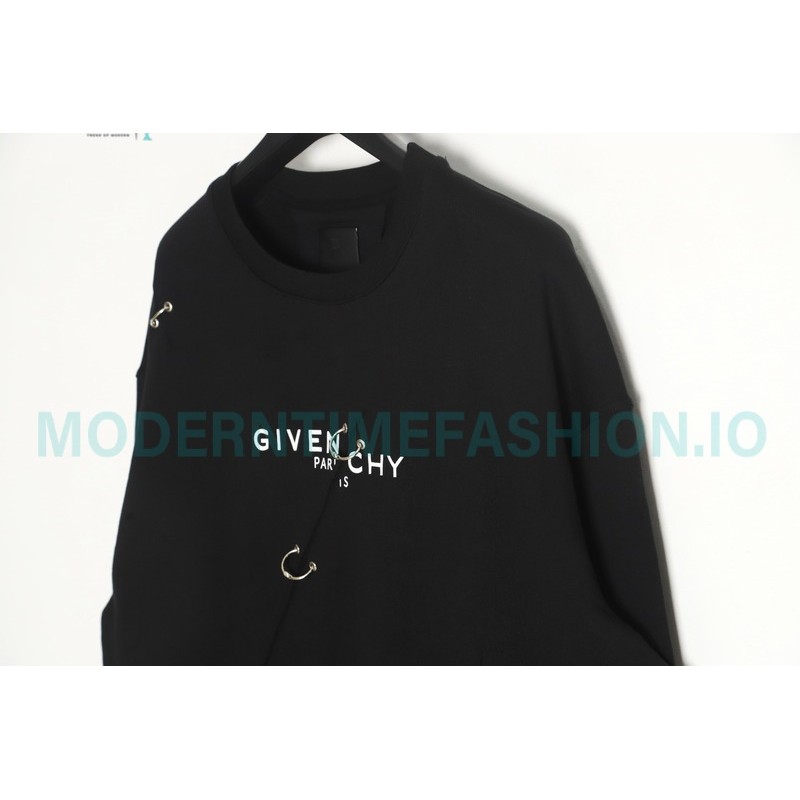  Givenchy - Broke Letter Latch And Cut The Crewneck Hoodie
