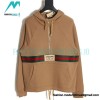 Gucci - Red Green Webbing Half-zip Long-sleeved Hoodie