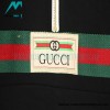Gucci - Red Green Webbing Half-zip Long-sleeved Hoodie