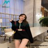 Gucci - Red Green Webbing Half-zip Long-sleeved Hoodie