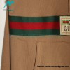 Gucci - Red Green Webbing Half-zip Long-sleeved Hoodie