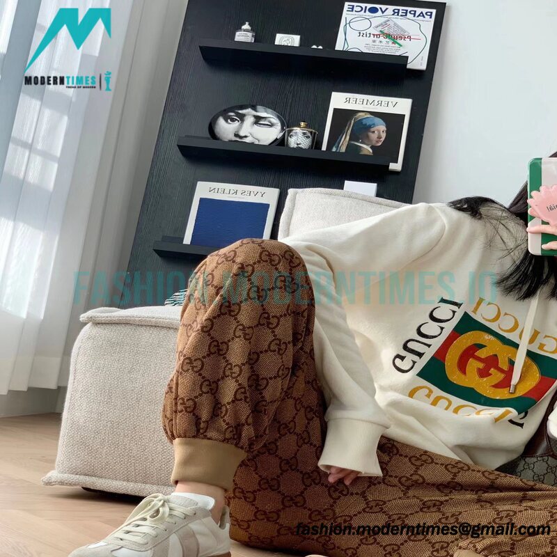 Gucci - Classic Square Logo Printed Hoodie