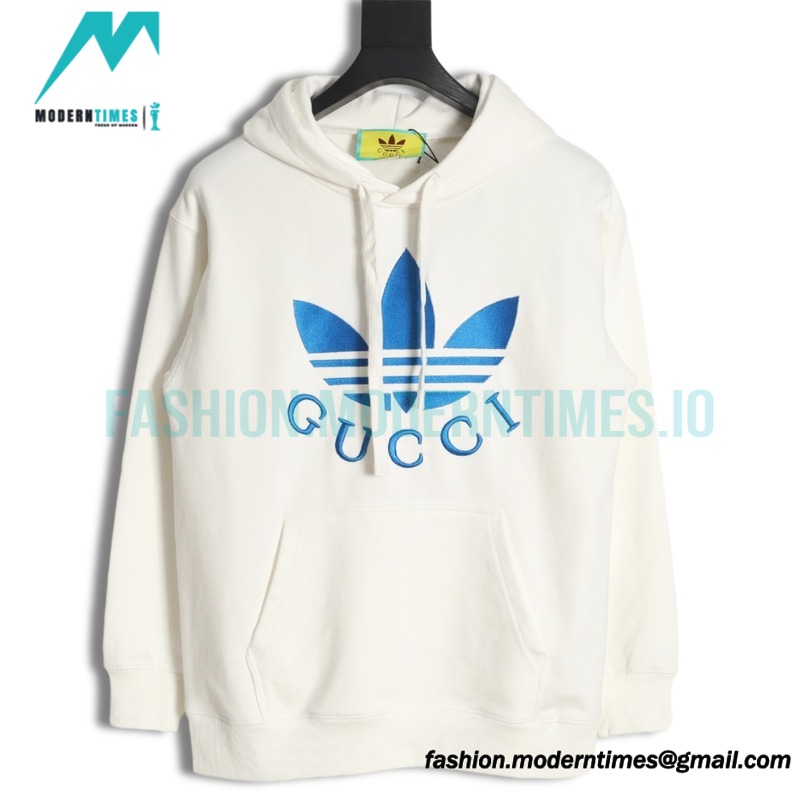Gucci - Adidas 22FW Clover Co-embroidered Hoodie