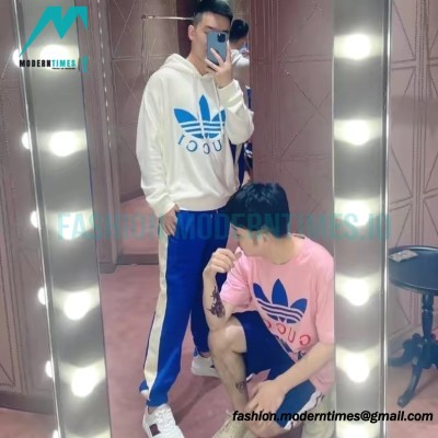 Gucci - Adidas 22FW Clover Co-embroidered Hoodie
