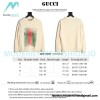 Gucci - Embroidered Logo Crew Neck Hoodie