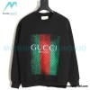Gucci - Embroidered Logo Crew Neck Hoodie