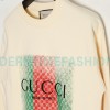 Gucci - Embroidered Logo Crew Neck Hoodie