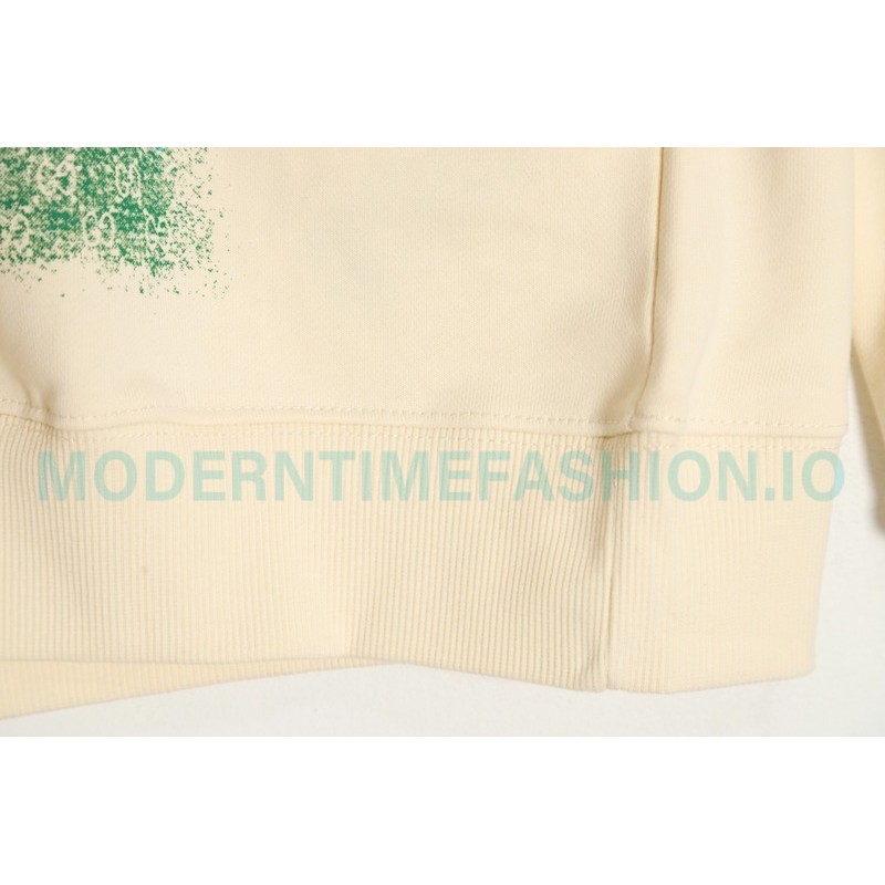 Gucci - Embroidered Logo Crew Neck Hoodie