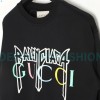Balenciaga - Gucci Co-brand Embroidered Logo Crew Neck Hoodie