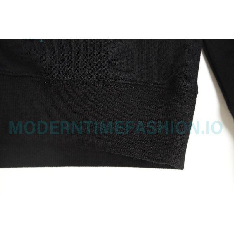 Balenciaga - Gucci Co-brand Embroidered Logo Crew Neck Hoodie