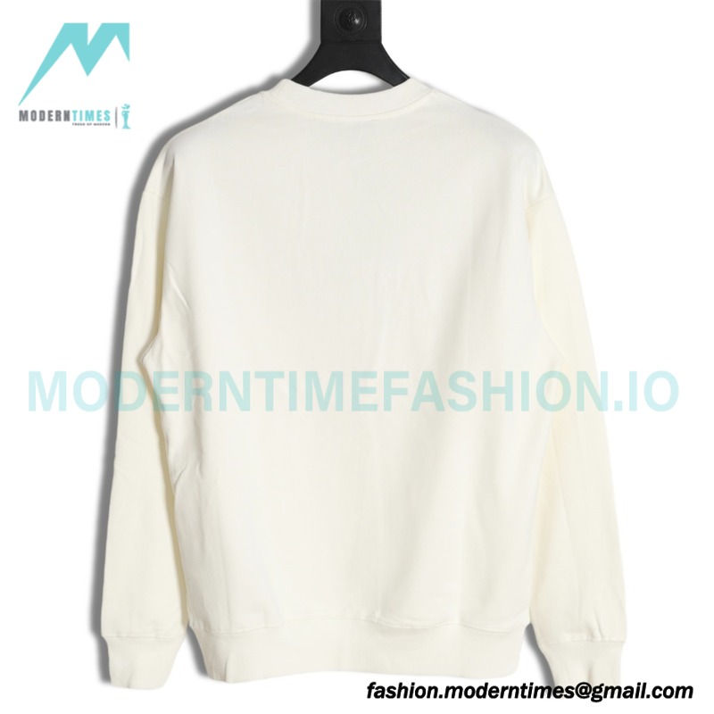 Balenciaga - Gucci Co-brand Embroidered Logo Crew Neck Hoodie