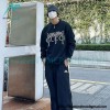 Balenciaga - Gucci Co-brand Embroidered Logo Crew Neck Hoodie