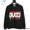 Balenciaga - Gucci Co-brand Logo Foam Printed Round Neck Hoodie