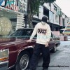 Balenciaga - Gucci Co-brand Logo Foam Printed Round Neck Hoodie