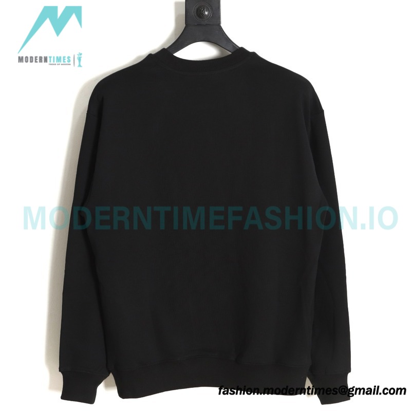 Balenciaga - Gucci Co-brand Logo Foam Printed Round Neck Hoodie