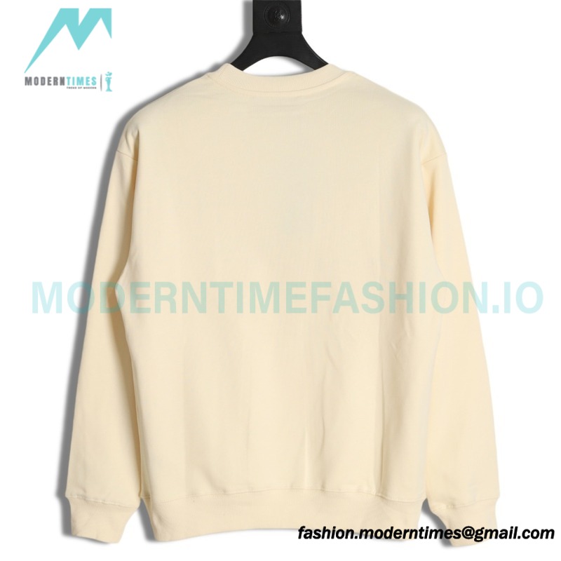 Balenciaga - Gucci Co-brand Logo Foam Printed Round Neck Hoodie
