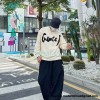 Balenciaga - Gucci Co-brand Graffiti Printed Round Neck Hoodie